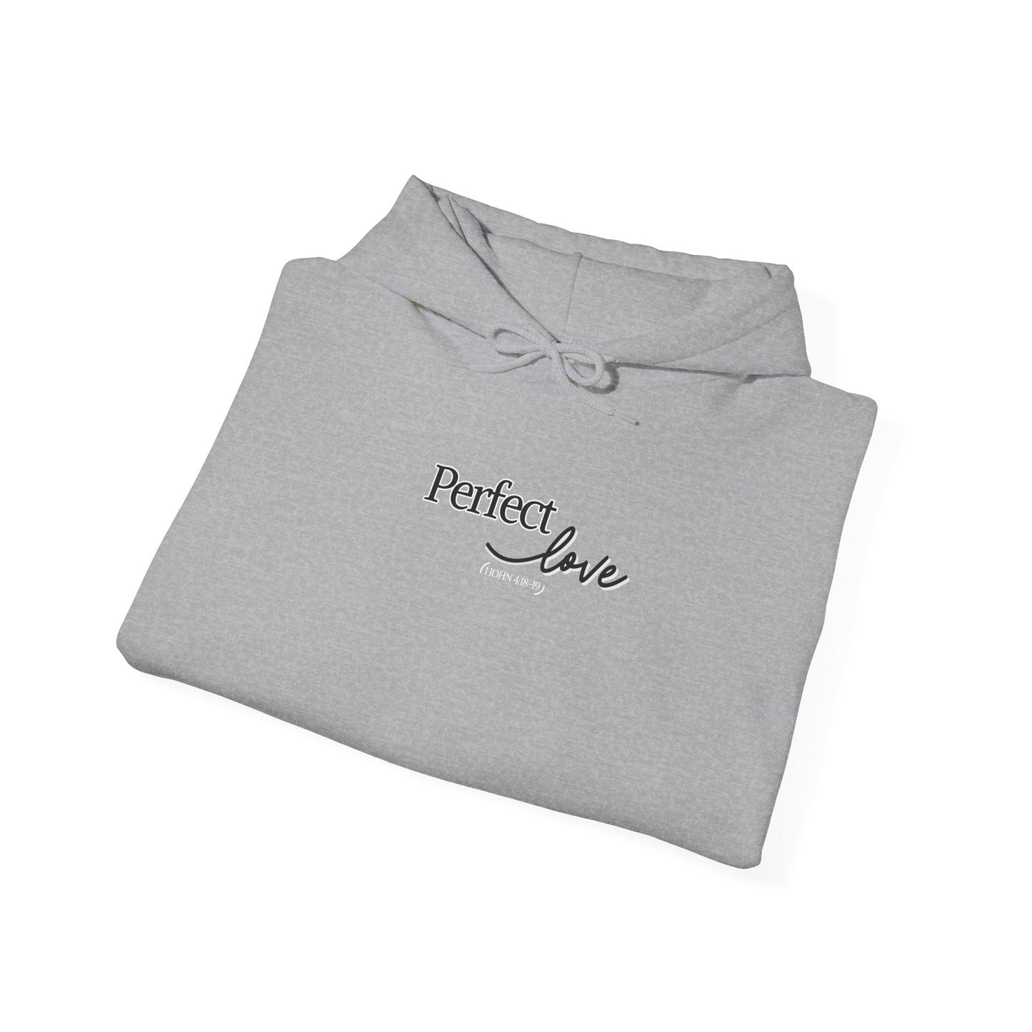 Perfect Love Hoodie | Oversized Pullover Sweatshirt, Minimal Script Design