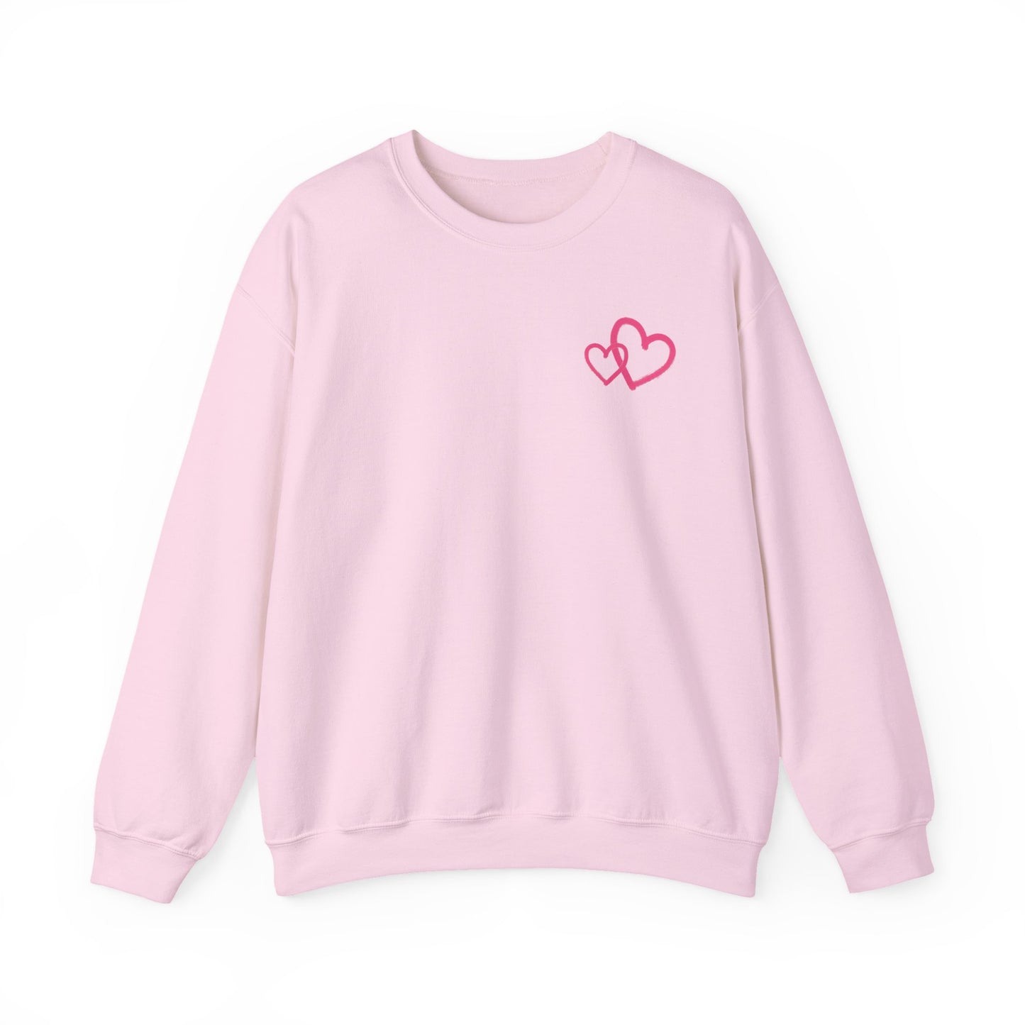 Marker Hearts Crewneck Sweatshirt