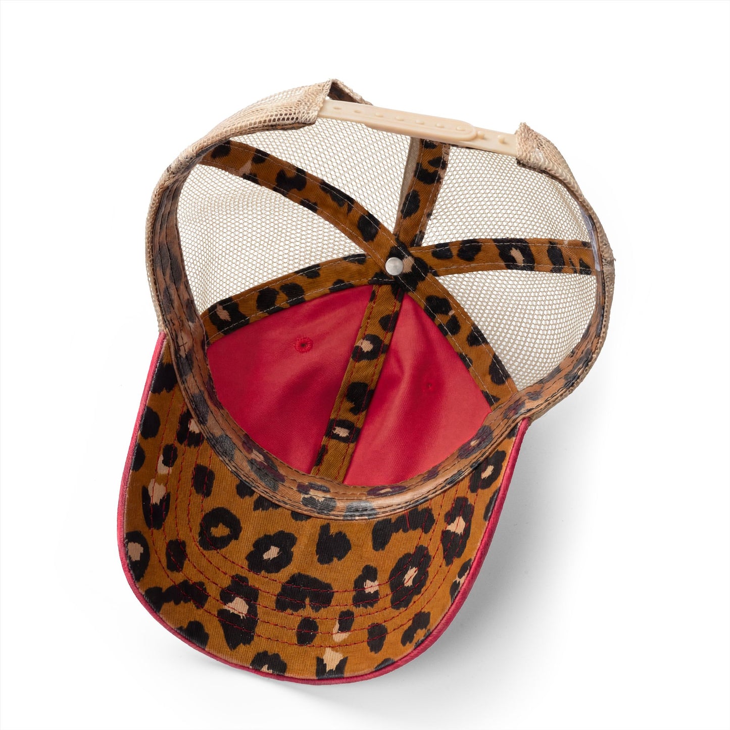 Women's Washed Mesh-Back Heart Cross Ballcap