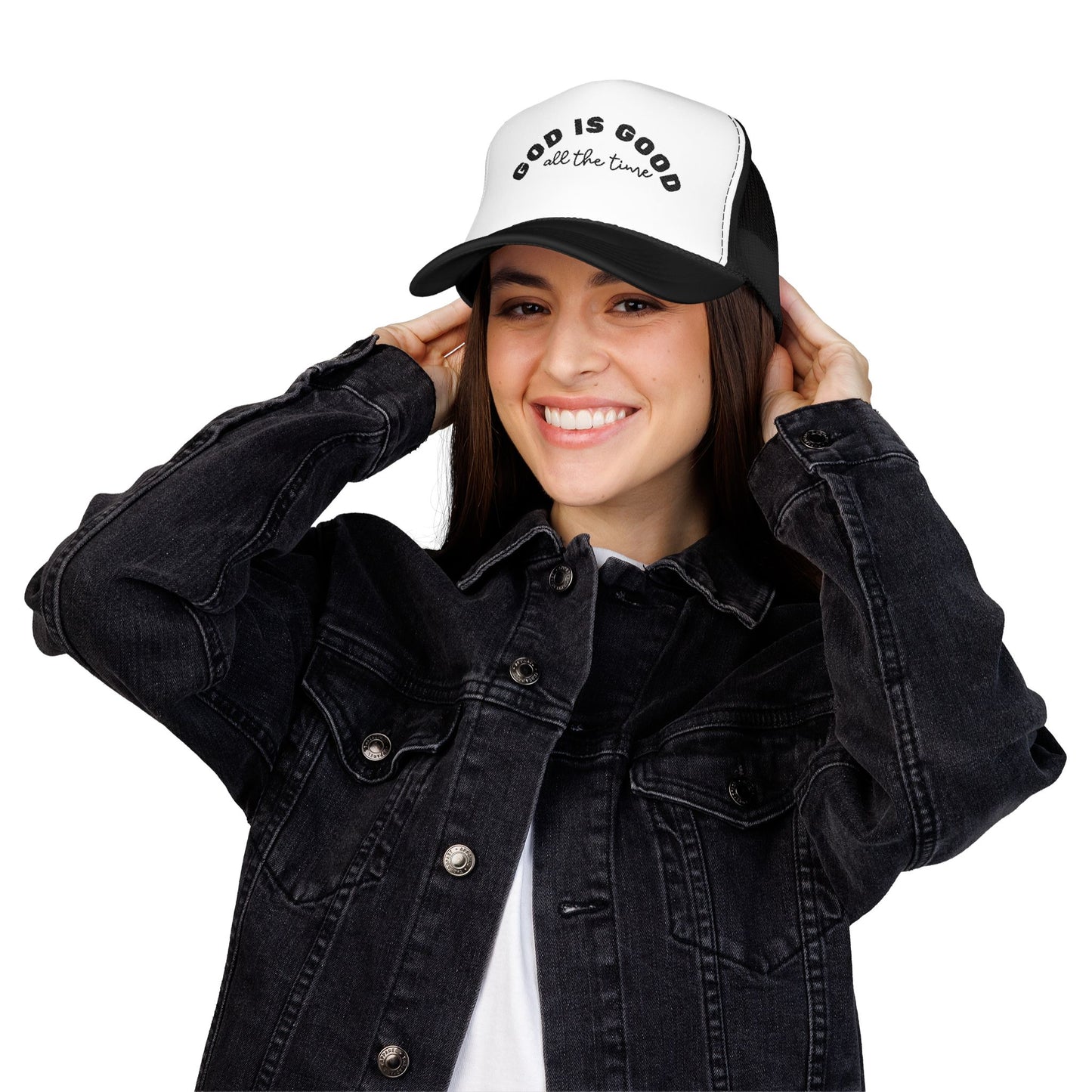 God Is Good All The Time Trucker Hat
