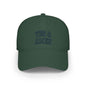 Yes & Amen Baseball Cap — Embroidered Faith Red Low Profile Hat