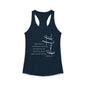 Hebrews 11:1 Faith Scripture Racerback Tank | Women's Inspirational Verse