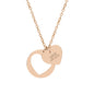 Engravable Heart Cutout Necklace – Love Pendant (Silver, Gold or Rose Gold)