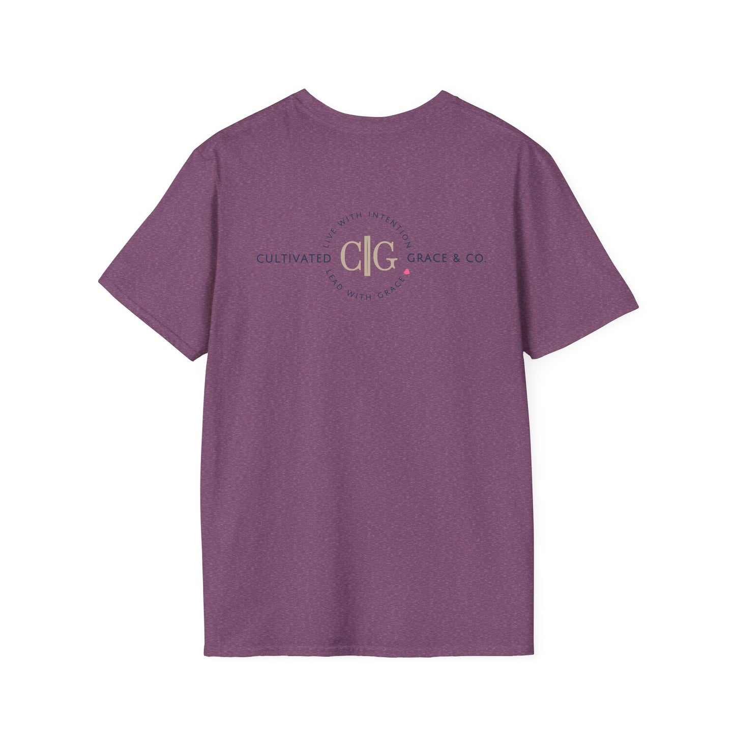 Cultivated Grace & Co. Badge Logo T-Shirt — Unisex Softstyle Tee