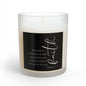 Hebrews 11:1 Faith Quote Glass Candle | 11oz