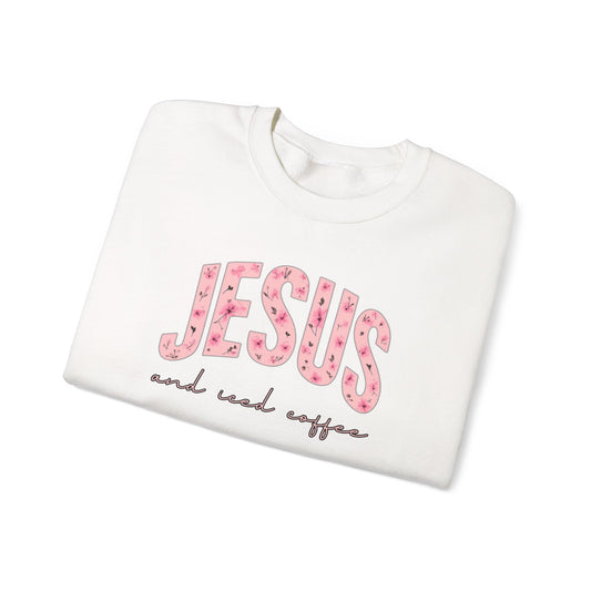 Jesus and Iced Coffee Crewneck Sweatshirt