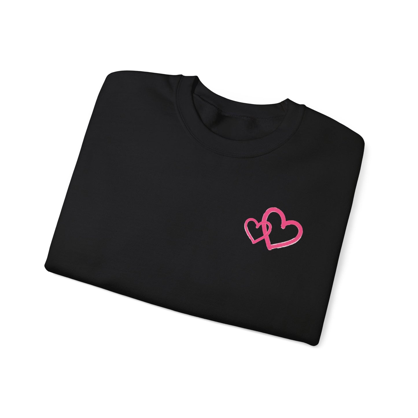 Marker Hearts Crewneck Sweatshirt