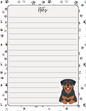 Dog Lovers Notepad
