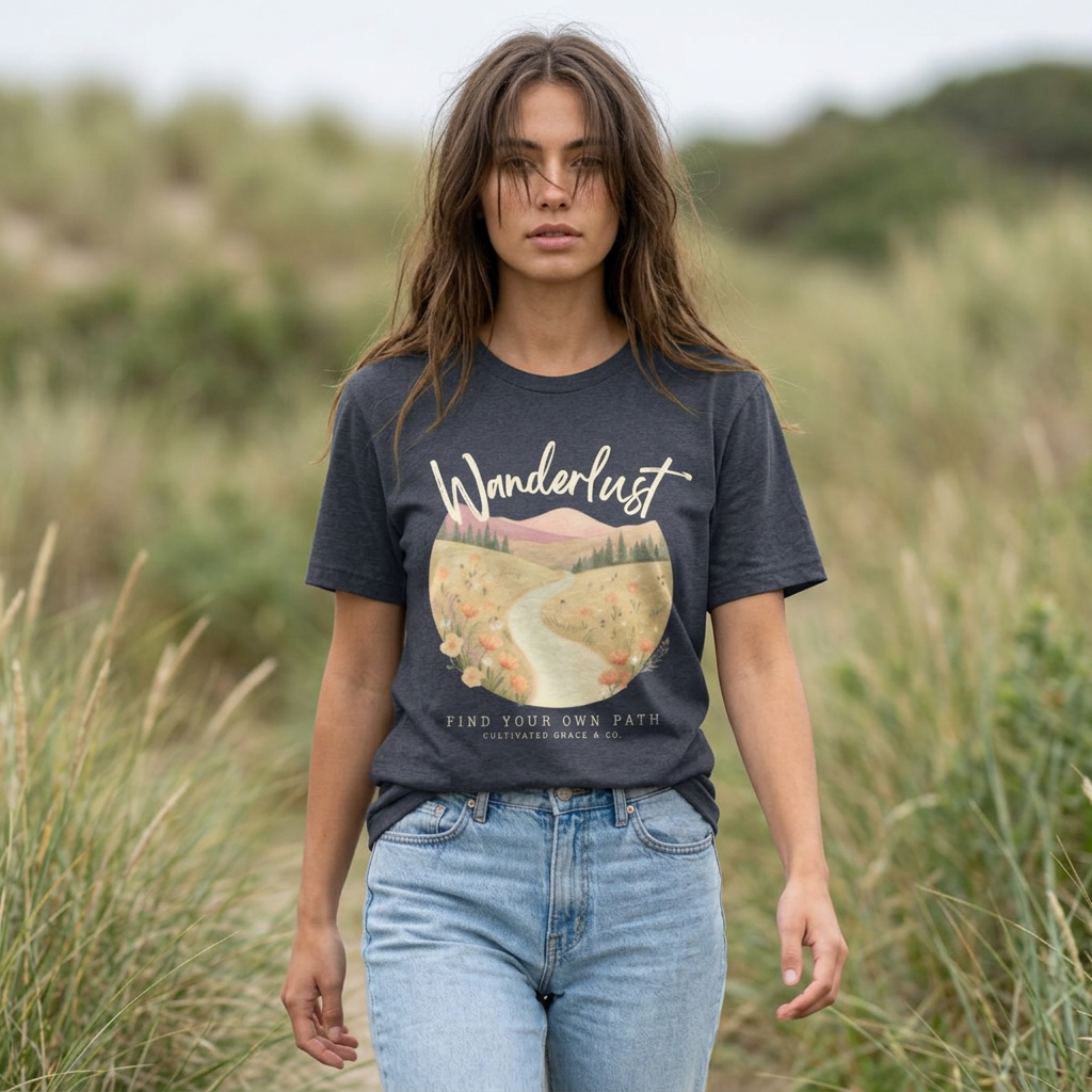 Wanderlust Graphic Softstyle T-Shirt