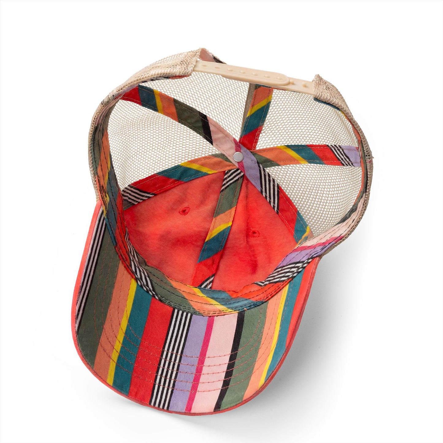 Women's Washed Mesh-Back Heart Cross Ballcap