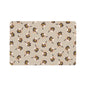 Cat Face Pattern Pet Food Mat | Non-Slip Feeding Placemat 12×18