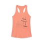 Hebrews 11:1 Faith Scripture Racerback Tank | Women's Inspirational Verse