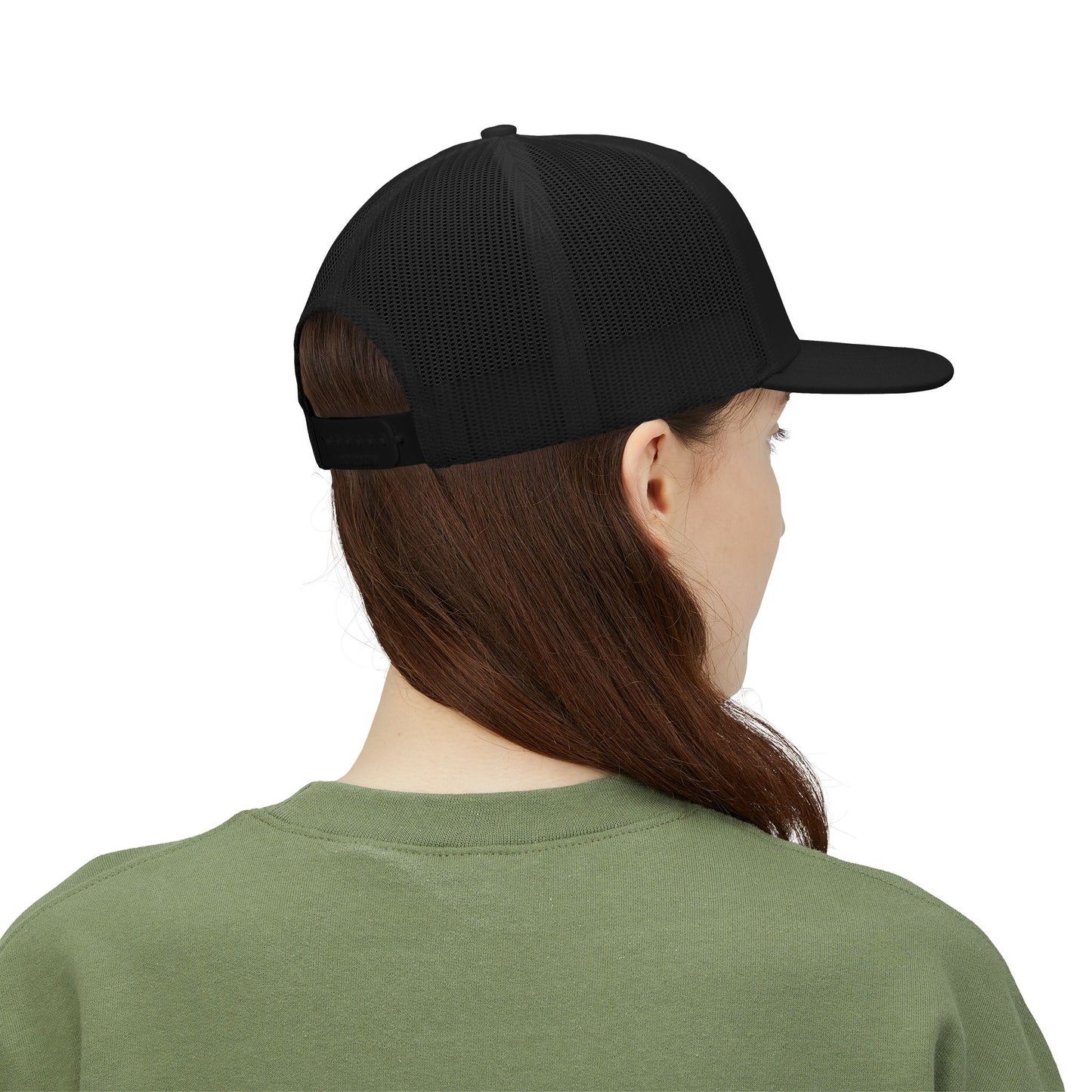 Cultivated Grace Trucker Cap — "Live with Intention, Lead with Grace" Snapback
