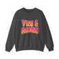 Yes & Amen Crewneck Sweatshirt | Retro Bubble Letter Faith Design