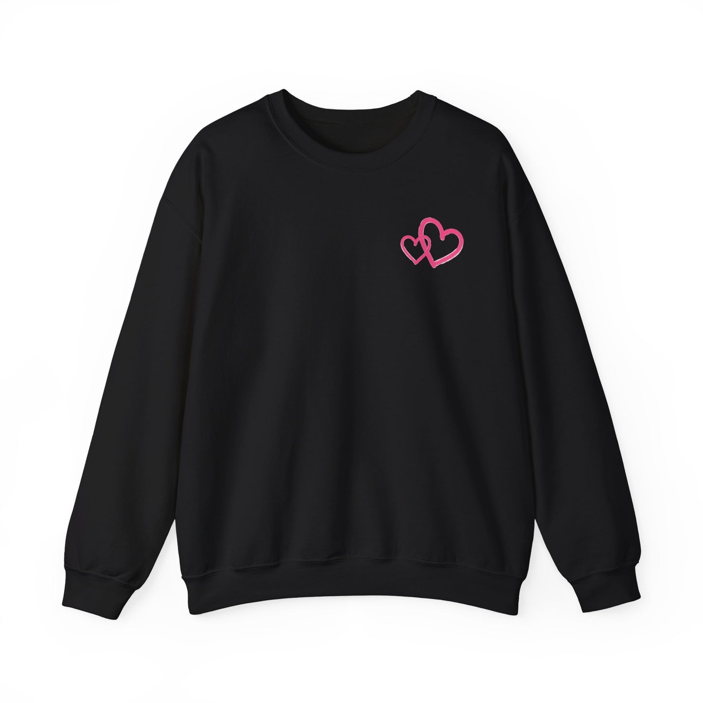 Marker Hearts Crewneck Sweatshirt