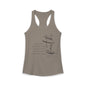 Hebrews 11:1 Faith Scripture Racerback Tank | Women's Inspirational Verse