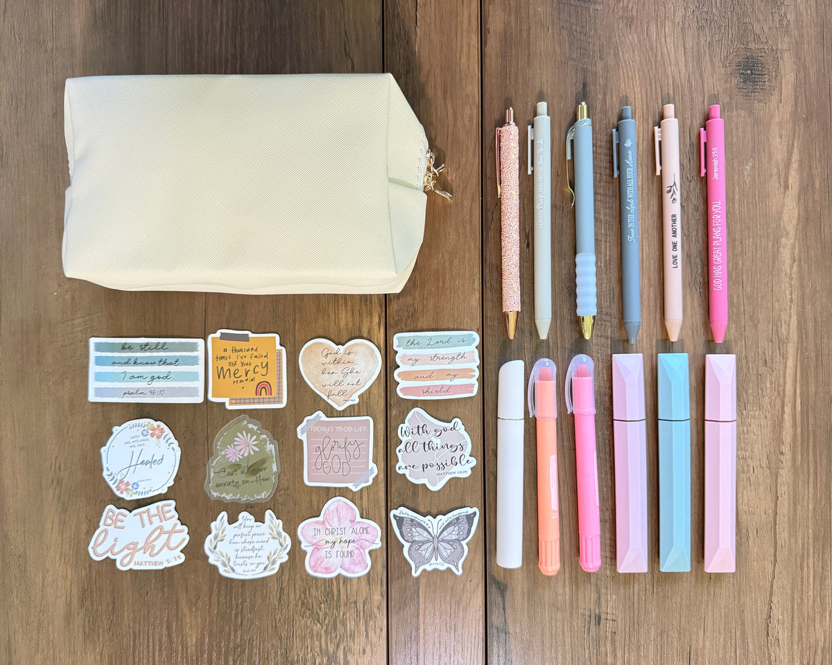 The Bible Study Box — 60+ Piece Bible Study Gift Set | Cultivated Grace & Co.