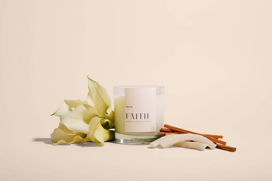FAITH Candle (Santal, Coconut, Petal)