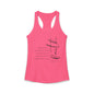 Hebrews 11:1 Faith Scripture Racerback Tank | Women's Inspirational Verse