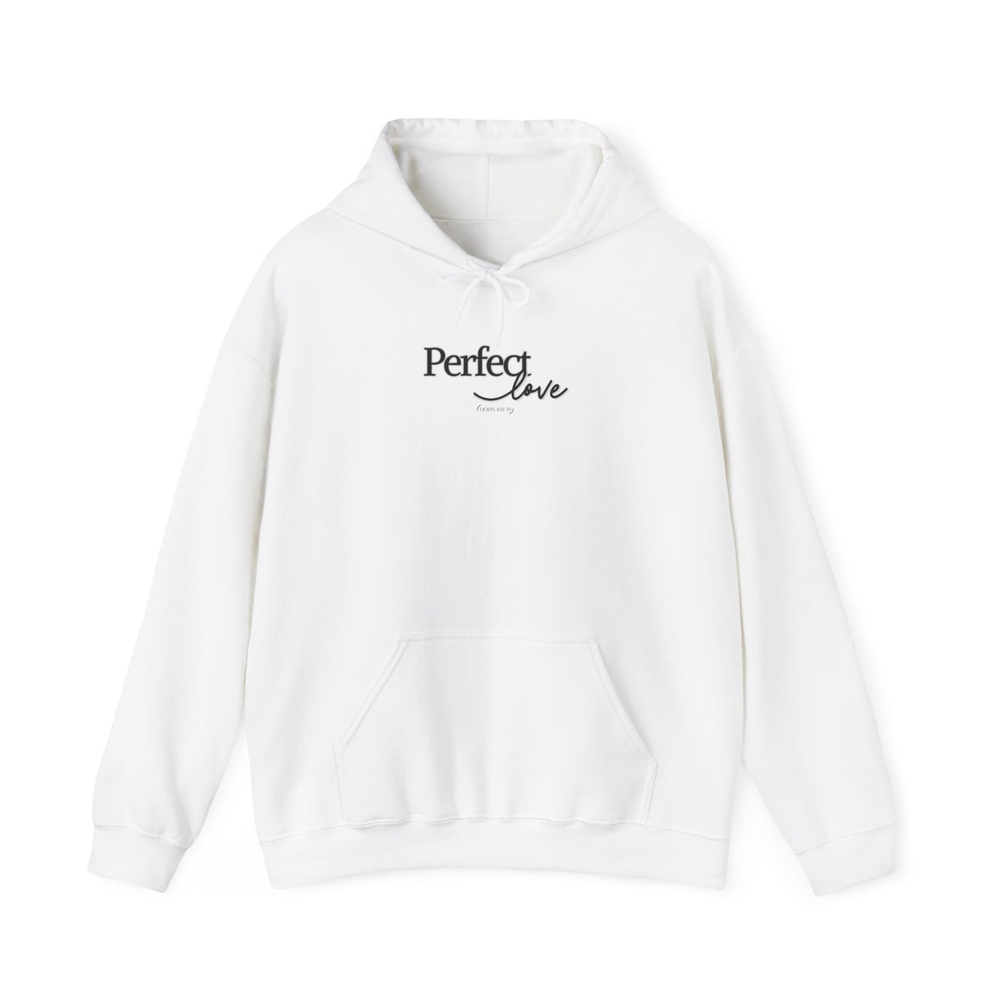 Perfect Love Hoodie | Oversized Pullover Sweatshirt, Minimal Script Design