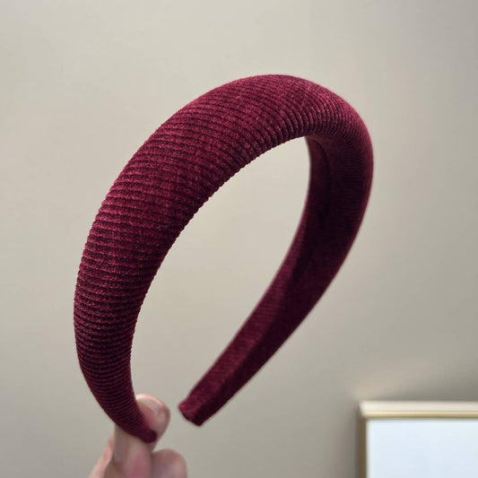 Ribbed Corduroy Padded Headband