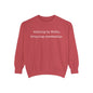 Walking in Faith, Tripping Constantly. Comfort Colors Sweatshirt.