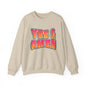Yes & Amen Crewneck Sweatshirt | Retro Bubble Letter Faith Design