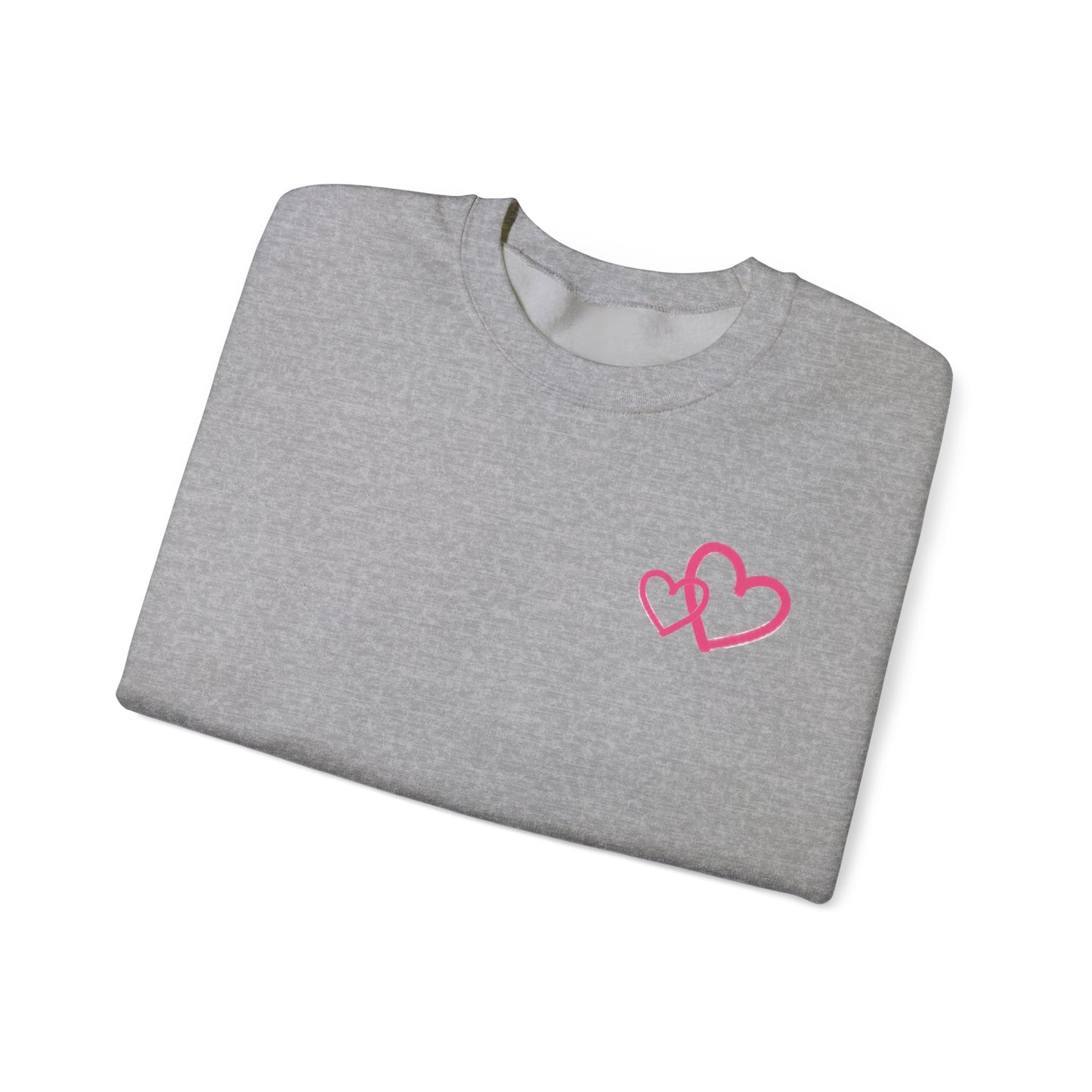 Marker Hearts Crewneck Sweatshirt