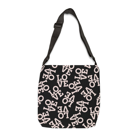 LOVE Tote Bag | All-Over Print Tote