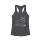Hebrews 11:1 Faith Scripture Racerback Tank | Women's Inspirational Verse