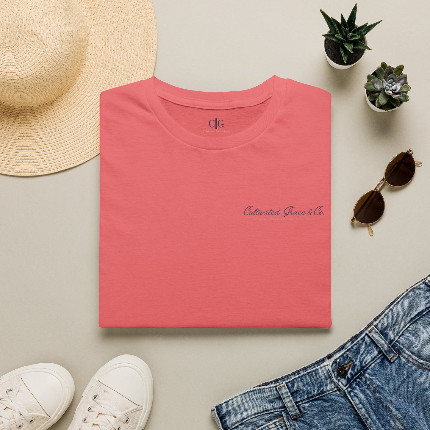 Cultivated Grace & Co. Script Super Soft T-Shirt