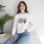 Iced Coffee Girl Sweatshirt — Bold Iced Coffee Cup Crewneck