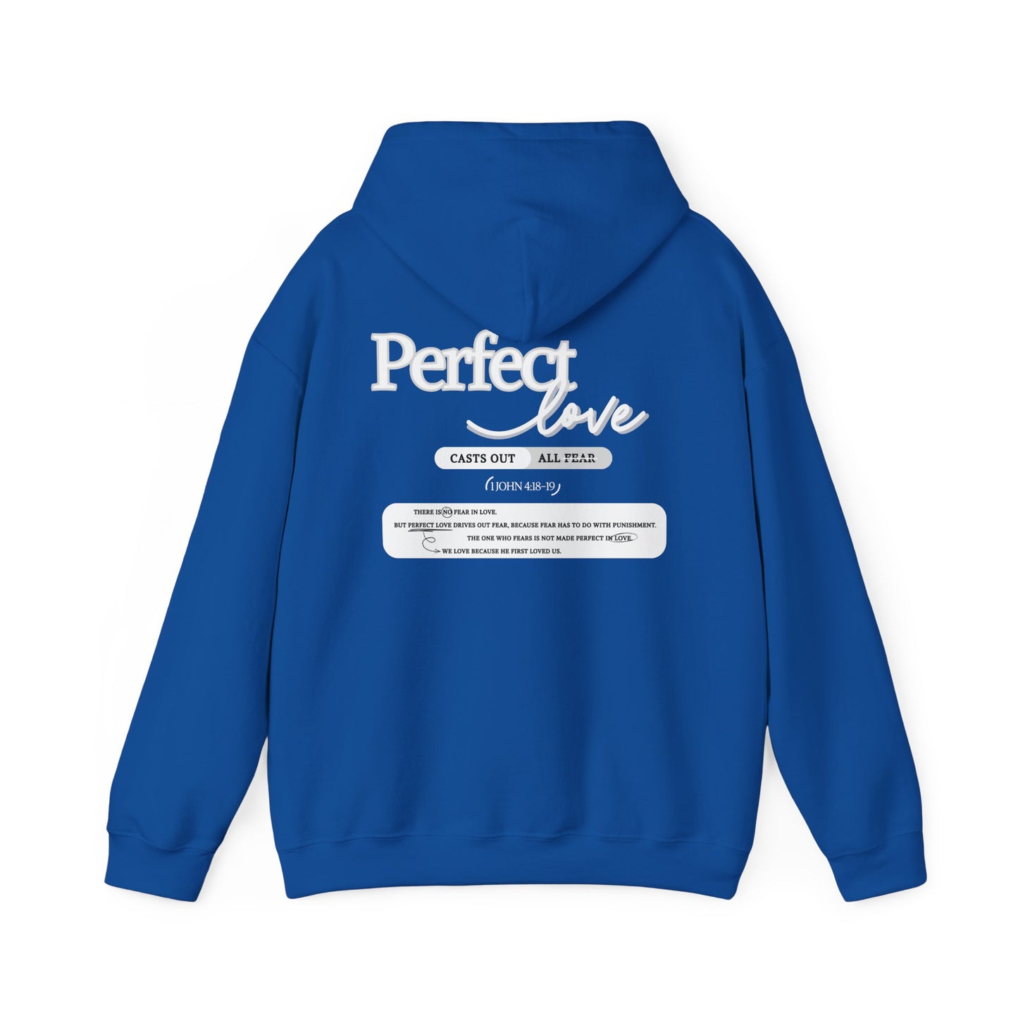 Perfect Love Hoodie | Oversized Pullover Sweatshirt, Minimal Script Design