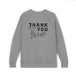 Cross Thank You Jesus Sweatshirt - Soft Bella-Canvas Faith Christian Crewneck