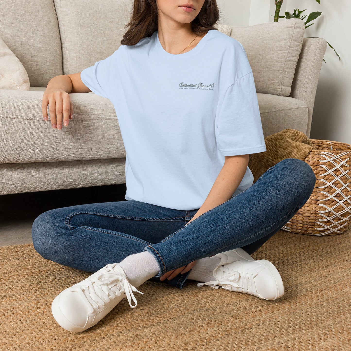 Cultivated Grace & Co Script Logo T-Shirt