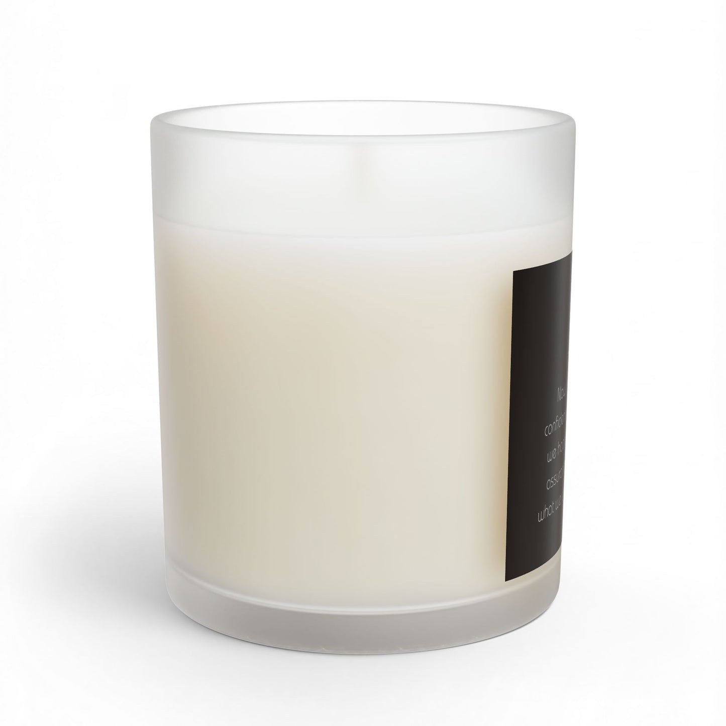 Hebrews 11:1 Faith Quote Glass Candle | 11oz