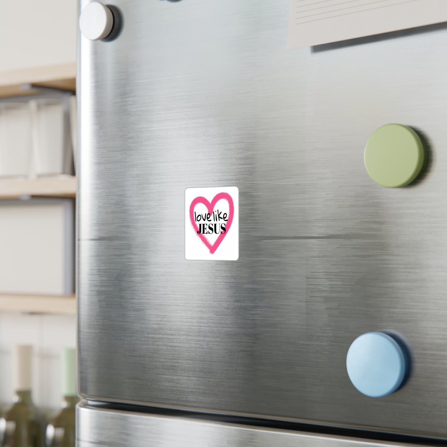 Love Like Jesus Heart Christian Faith Sticker