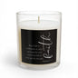 Hebrews 11:1 Faith Quote Glass Candle | 11oz