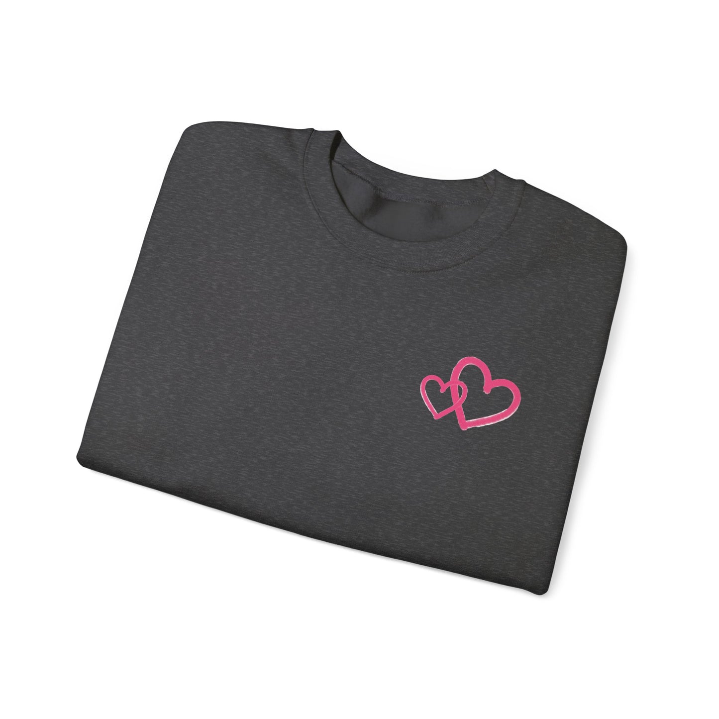 Marker Hearts Crewneck Sweatshirt