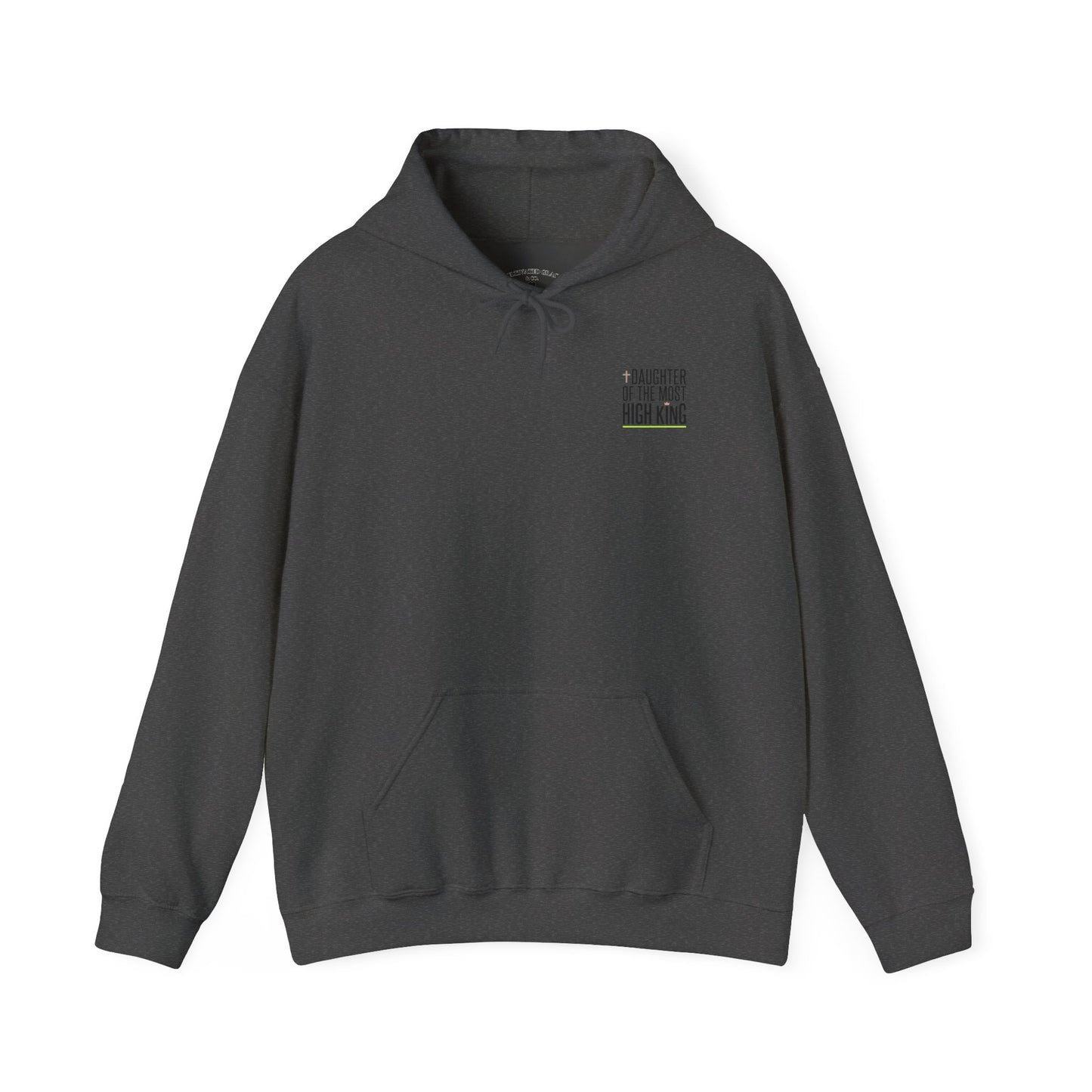 Daughter of the Most High King Hoodie | Faith-Forward Minimalist Christian Apparel