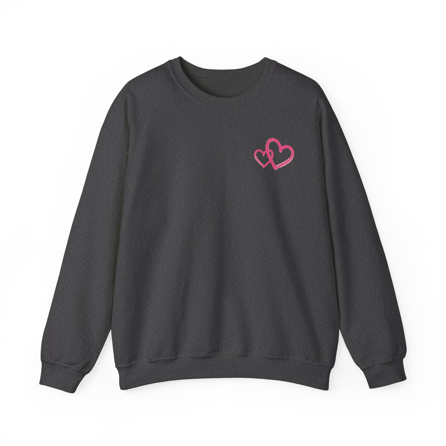 Marker Hearts Crewneck Sweatshirt