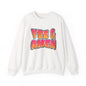 Yes & Amen Crewneck Sweatshirt | Retro Bubble Letter Faith Design