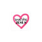 Love Like Jesus Heart Christian Faith Sticker