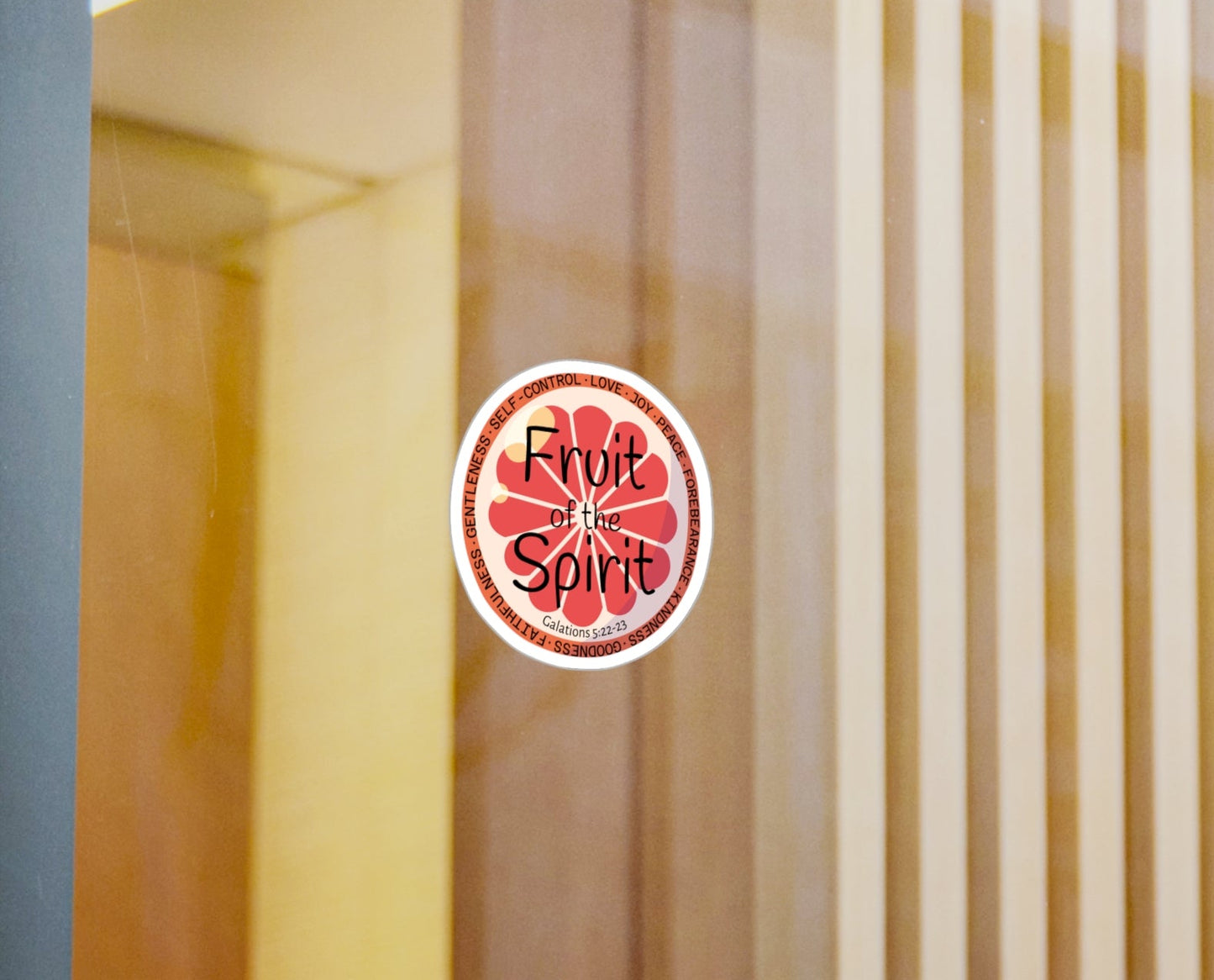 Fruit of the Spirit Vinyl Decal | Kiss-Cut Sticker
