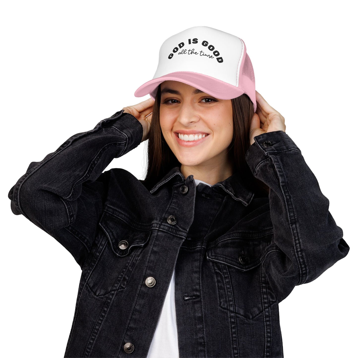 God Is Good All The Time Trucker Hat