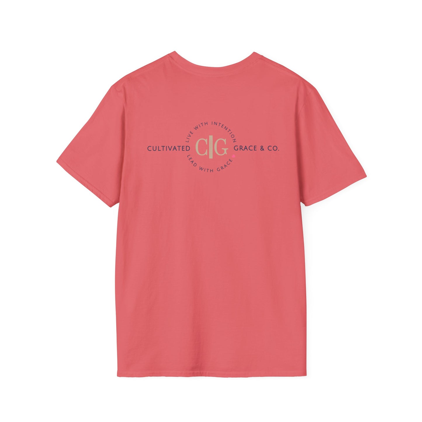 Cultivated Grace & Co. Badge Logo T-Shirt — Unisex Softstyle Tee