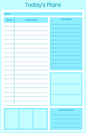 Schedule Notepad – Daily Planner Pad