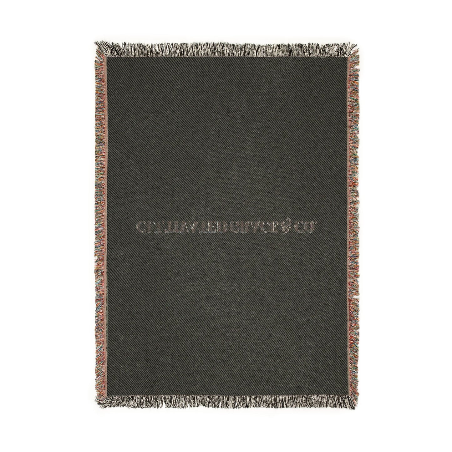 Cultivated Grace & Co. Woven Throw Woven (Neutral & Charcoal)