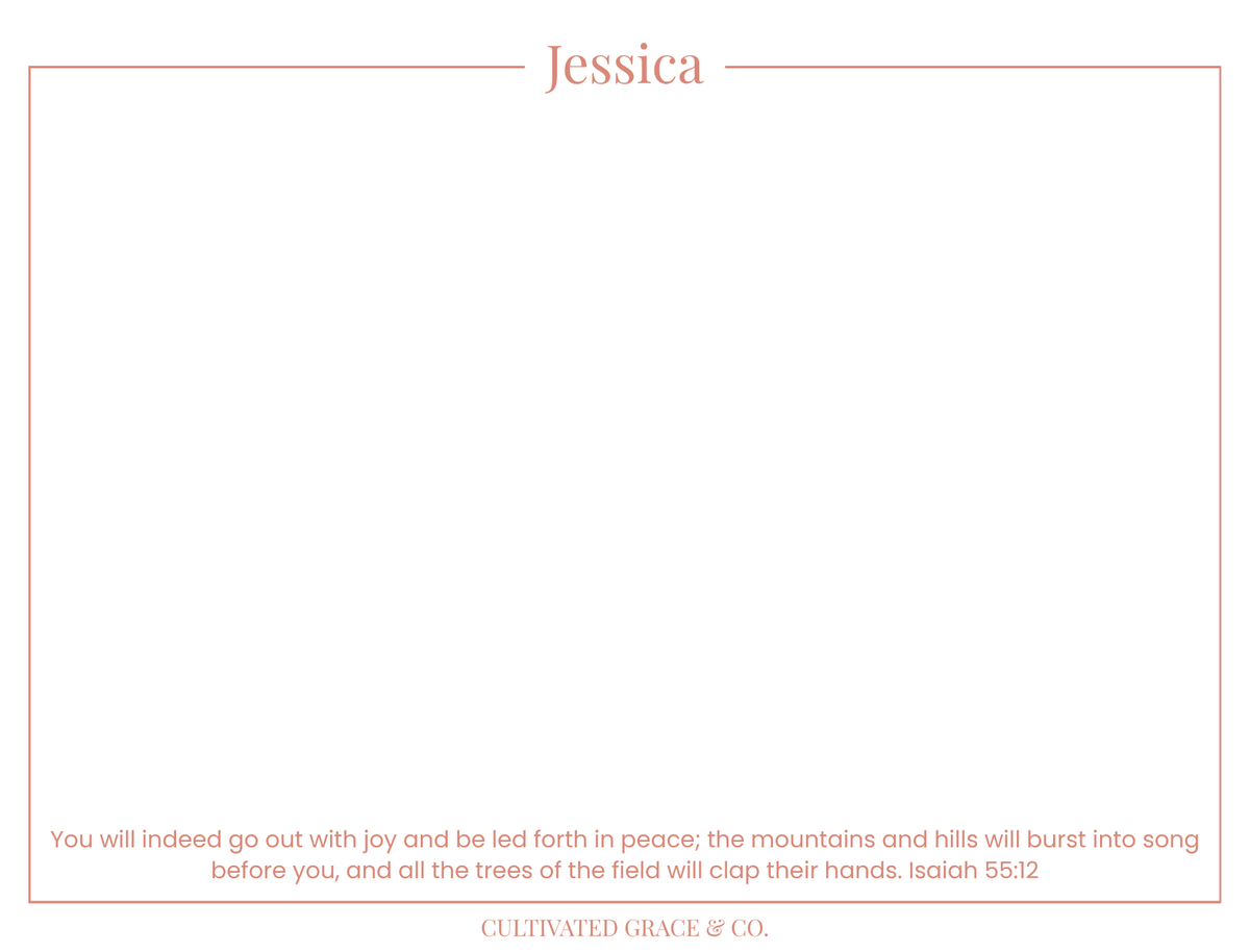 Personalized Flat Notecards with Envelopes — Pack of 16