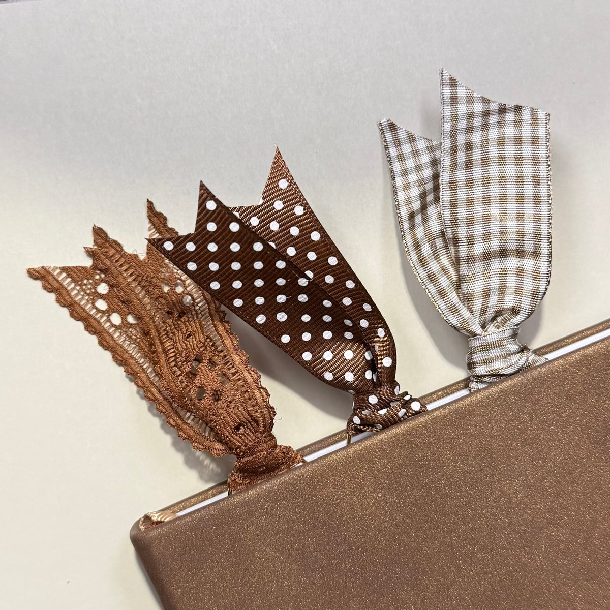 Ribbon Paperclip Bookmark - Set of 3